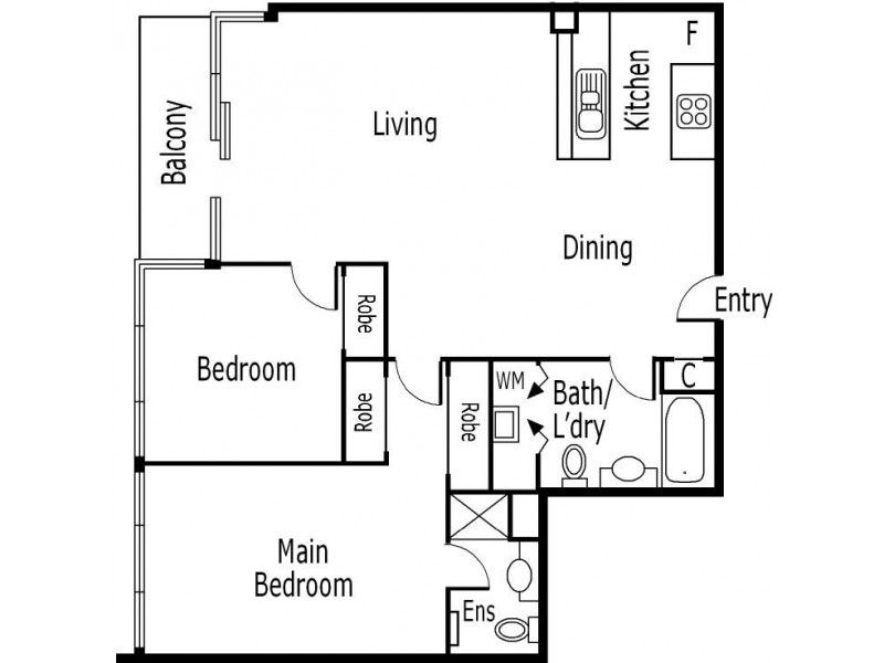 178/183 City Road, Southbank VIC 3006 Floorplan