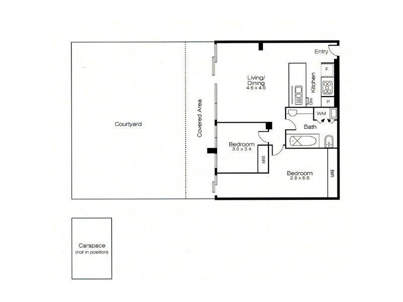 414/15 Caravel Lane, Docklands VIC 3008 Floorplan