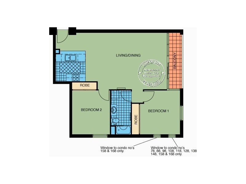 REF 23010/38 Kavanagh Street, Southbank VIC 3006 Floorplan