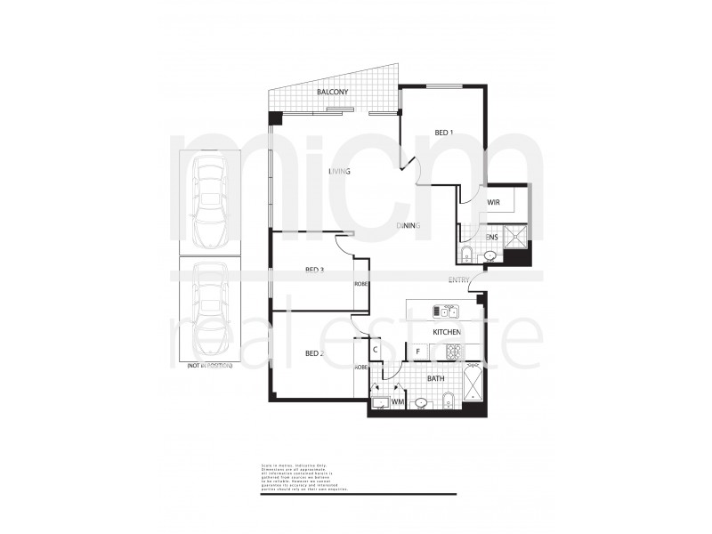 159/99 Whiteman Street, Southbank VIC 3006 Floorplan