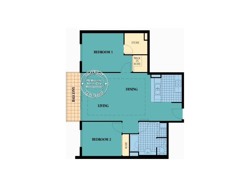 REF 23041/283 Spring Street, Melbourne VIC 3000 Floorplan