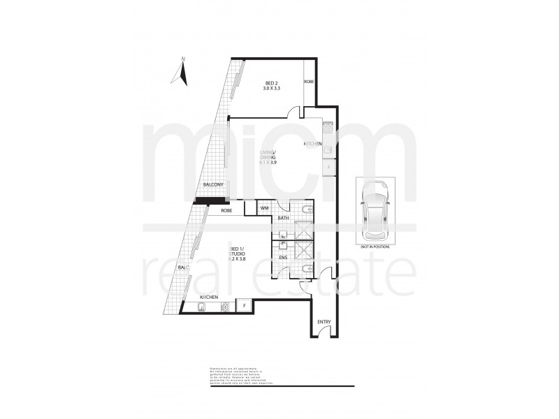 2512/100 Harbour Esplanade, Docklands VIC 3008 Floorplan