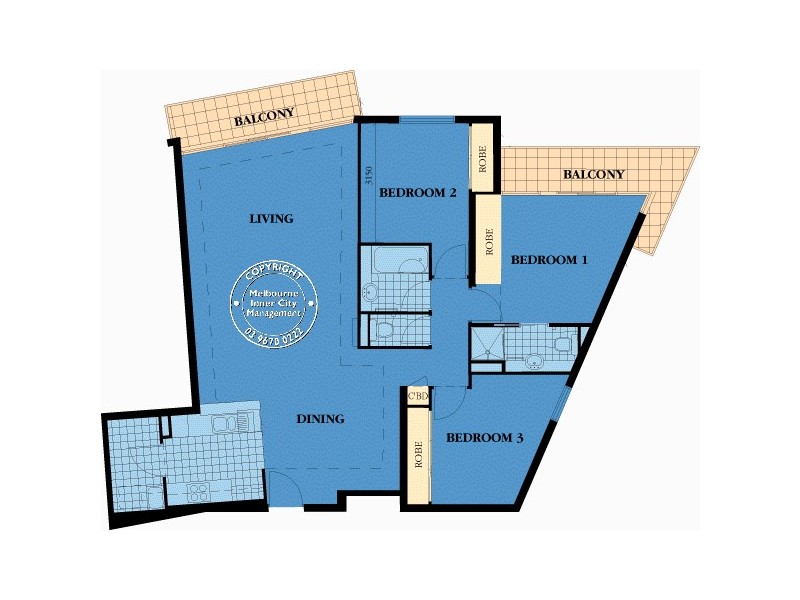 REF 23044/299 Spring Street, Melbourne VIC 3000 Floorplan