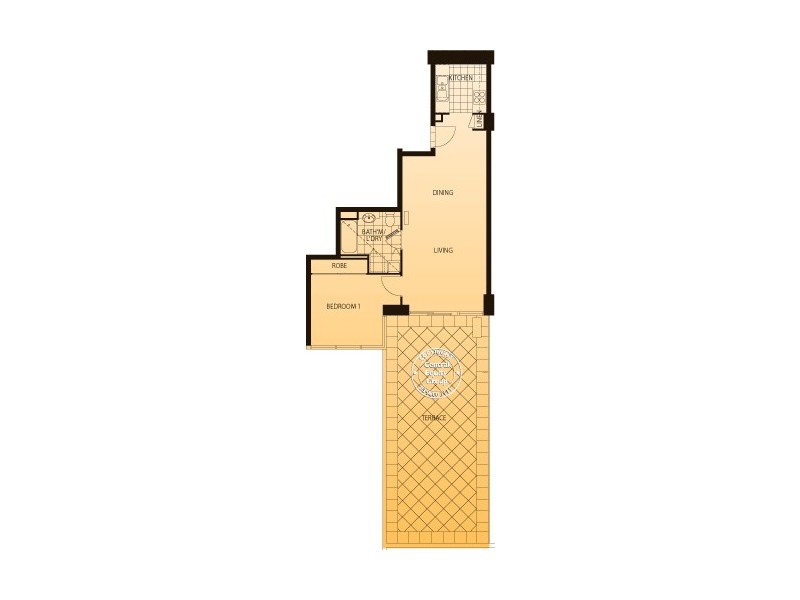 REF 23050/183 City Road, Southbank VIC 3006 Floorplan