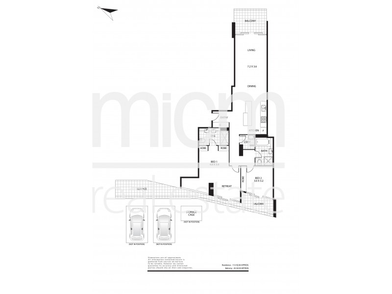 3304/100 Harbour Esplanade, Docklands VIC 3008 Floorplan
