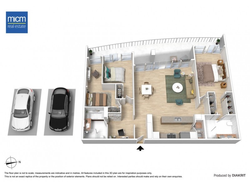 3602/100 Harbour Esplanade, Docklands VIC 3008 Floorplan