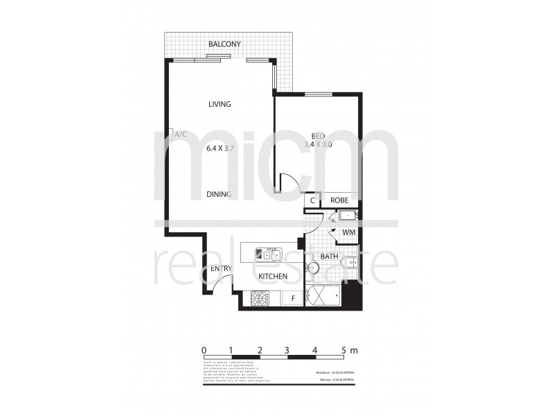 407/38 Bank Street, South Melbourne VIC 3205 Floorplan