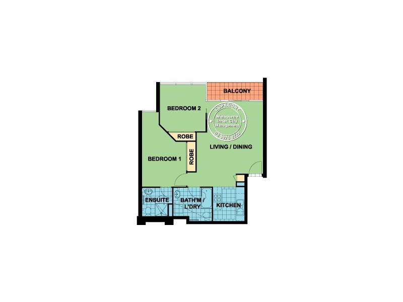 REF 23097/668 Bourke Street, Melbourne VIC 3000 Floorplan