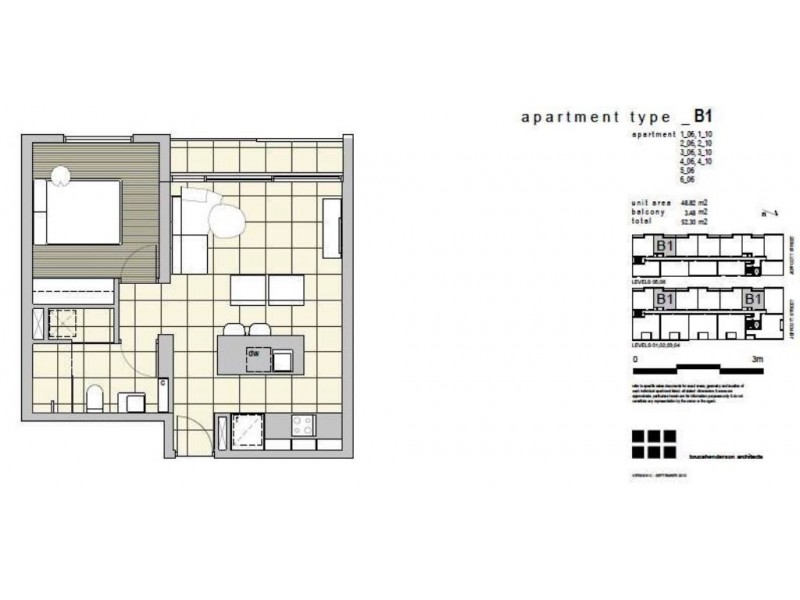 506/55 Jeffcott Street, West Melbourne VIC 3003 Floorplan