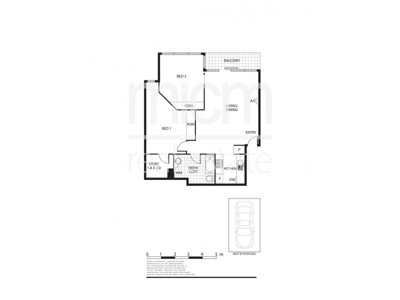 1908/668 Bourke Street, Melbourne VIC 3000 Floorplan