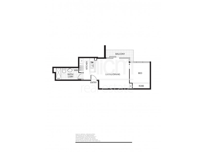 403/668 Bourke Street, Melbourne VIC 3000 Floorplan