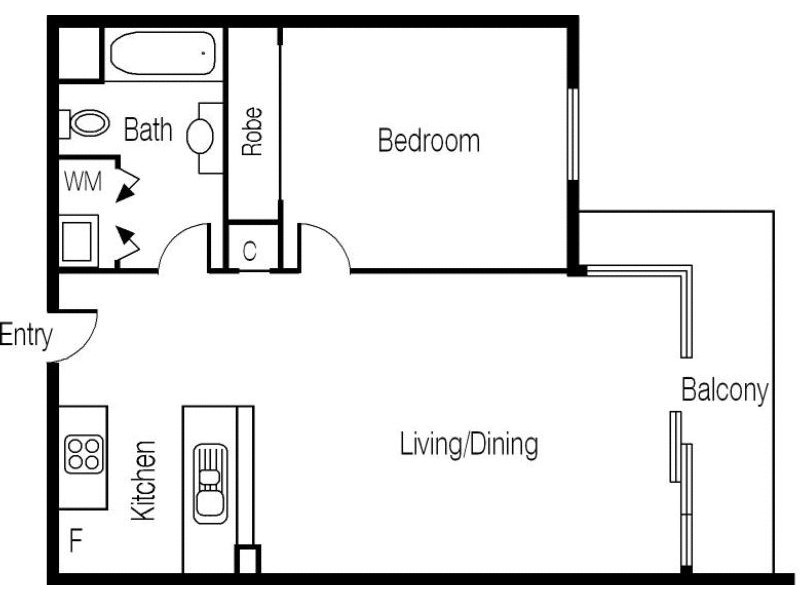 REF 23147/148 Wells Street, South Melbourne VIC 3205 Floorplan