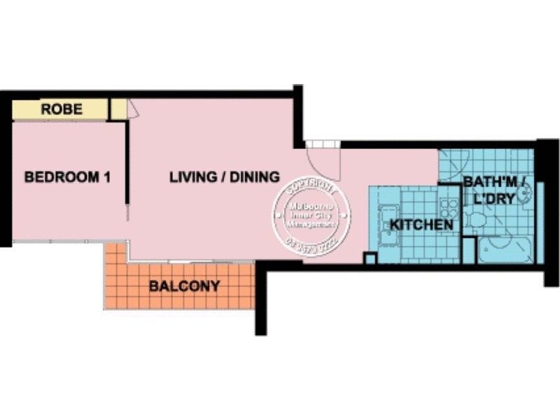 REF 23149/668 Bourke Street, Melbourne VIC 3000 Floorplan