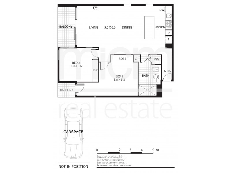 2305/200 Spencer Street, Melbourne VIC 3000 Floorplan