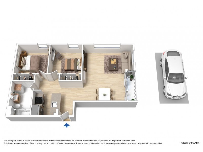 48/416 St Kilda Road, Melbourne VIC 3004 Floorplan