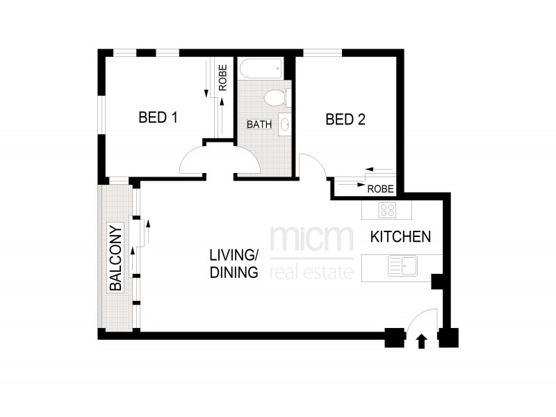 178/38 Kavanagh Street, Southbank VIC 3006 Floorplan