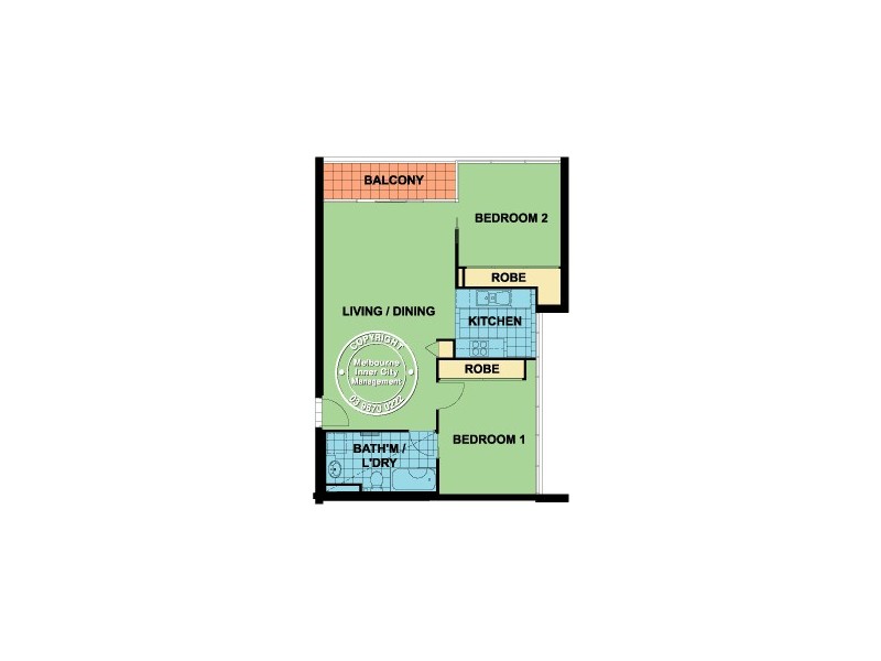 REF 23168/668 Bourke Street, Melbourne VIC 3000 Floorplan