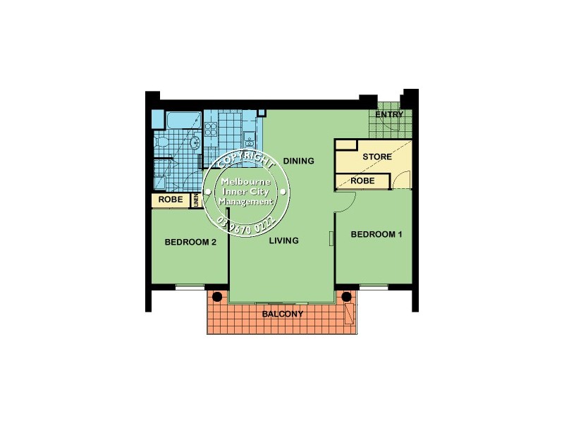 REF 23191/83 Whiteman Street, Southbank VIC 3006 Floorplan