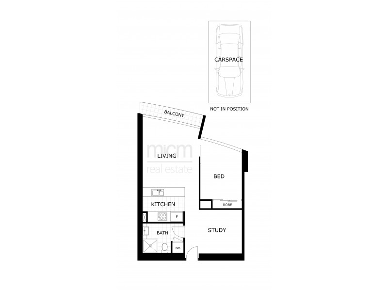 1010/100 Harbour Esplanade, Docklands VIC 3008 Floorplan