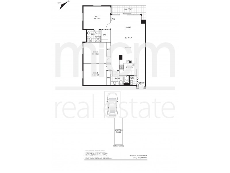 67/79 Whiteman Street, Southbank VIC 3006 Floorplan