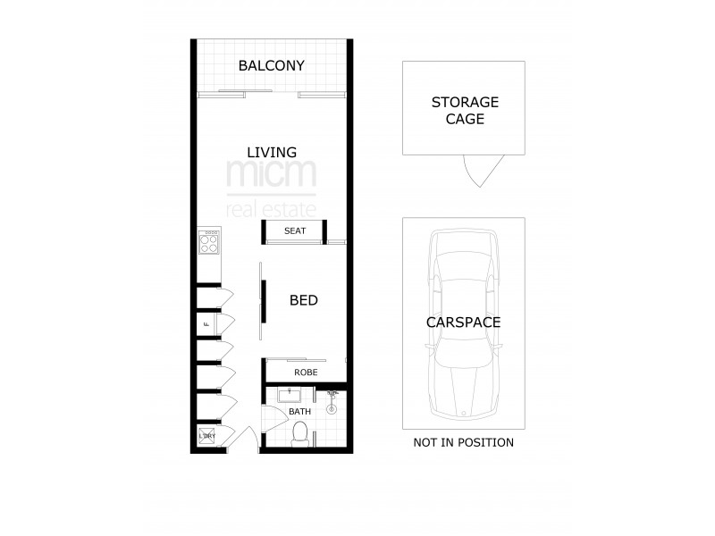 312/145 Roden Street, West Melbourne VIC 3003 Floorplan