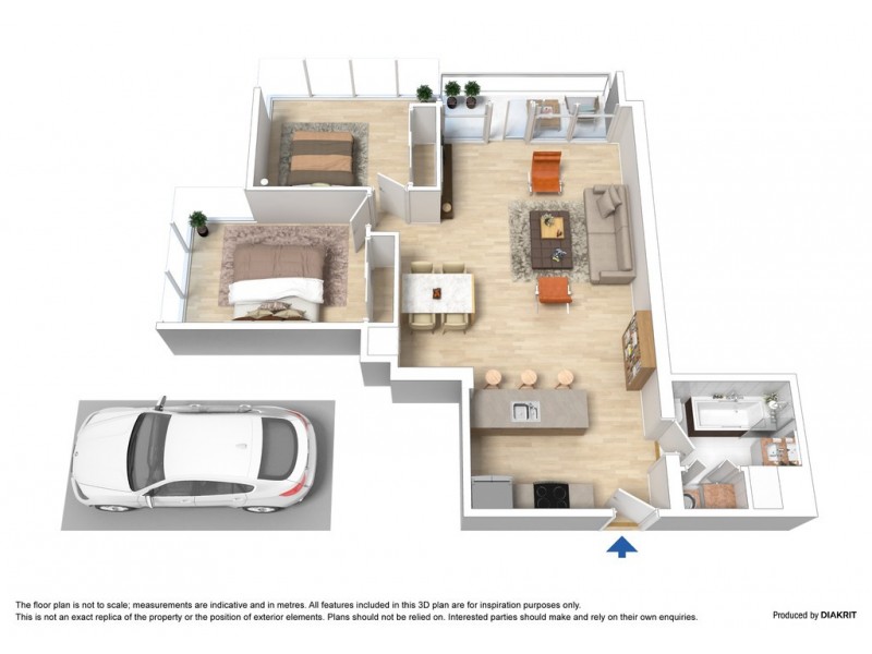 114/173 City Road, Southbank VIC 3006 Floorplan