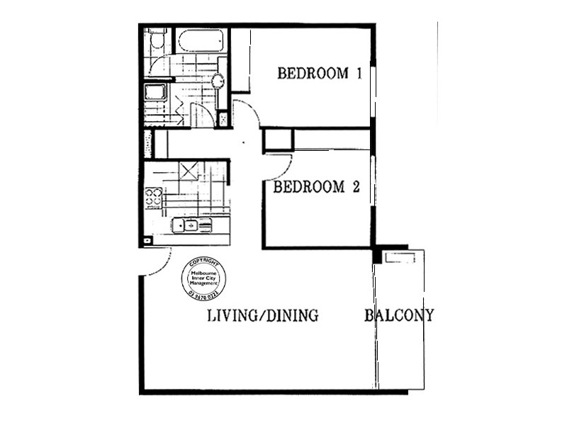 REF 23255/8 Wells Street, Southbank VIC 3006 Floorplan