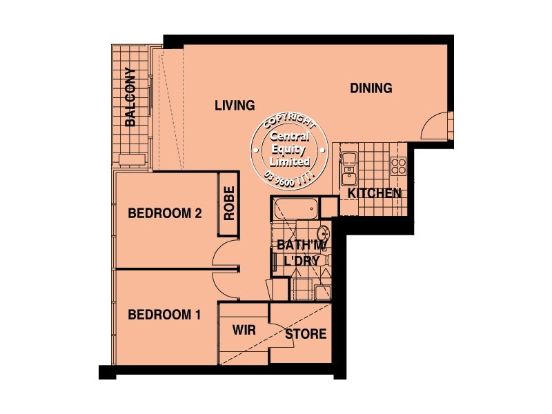 212/173 City Road, Southbank VIC 3006 Floorplan