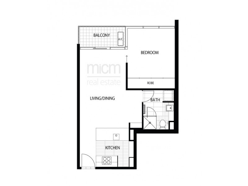 1000/63 Whiteman Street, Southbank VIC 3006 Floorplan