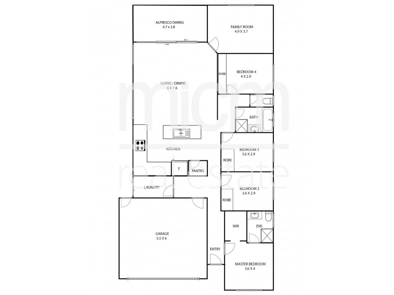 6 Santorini Crescent, Point Cook VIC 3030 Floorplan
