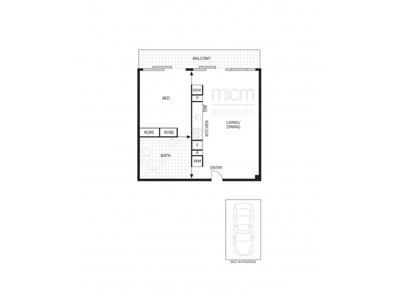 817/152 Sturt Street, Southbank VIC 3006 Floorplan