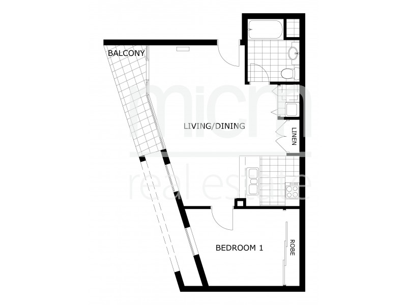 22/99 Whiteman Street, Southbank VIC 3006 Floorplan