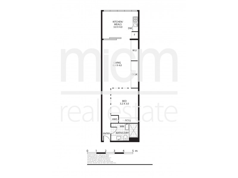 1211/555 Flinders Street, Melbourne VIC 3000 Floorplan