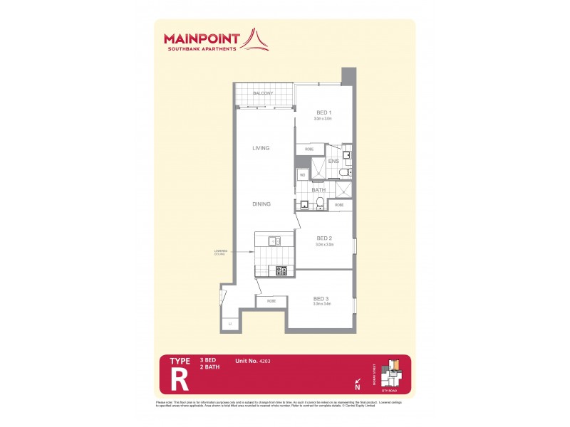 REF 23317/241 City Road, Southbank VIC 3006 Floorplan