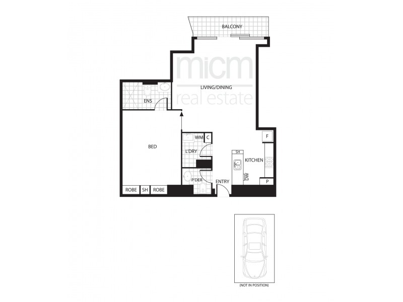 3606/7 Riverside Quay, Southbank VIC 3006 Floorplan