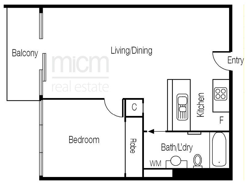 59/88 Kavanagh Street, Southbank VIC 3006 Floorplan