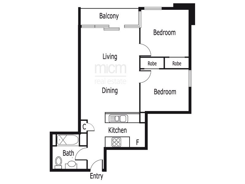 902/163 City Road, Southbank VIC 3006 Floorplan
