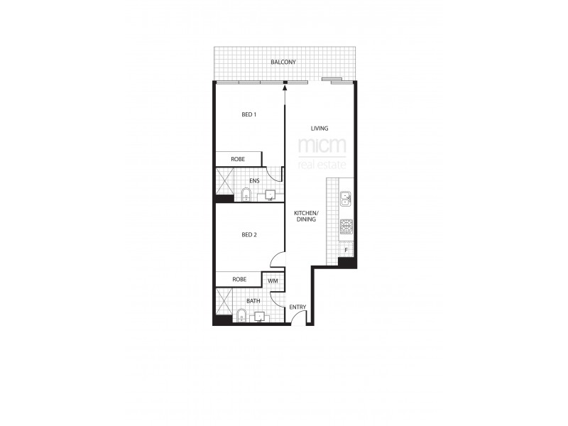 909/118 Kavanagh Street, Southbank VIC 3006 Floorplan