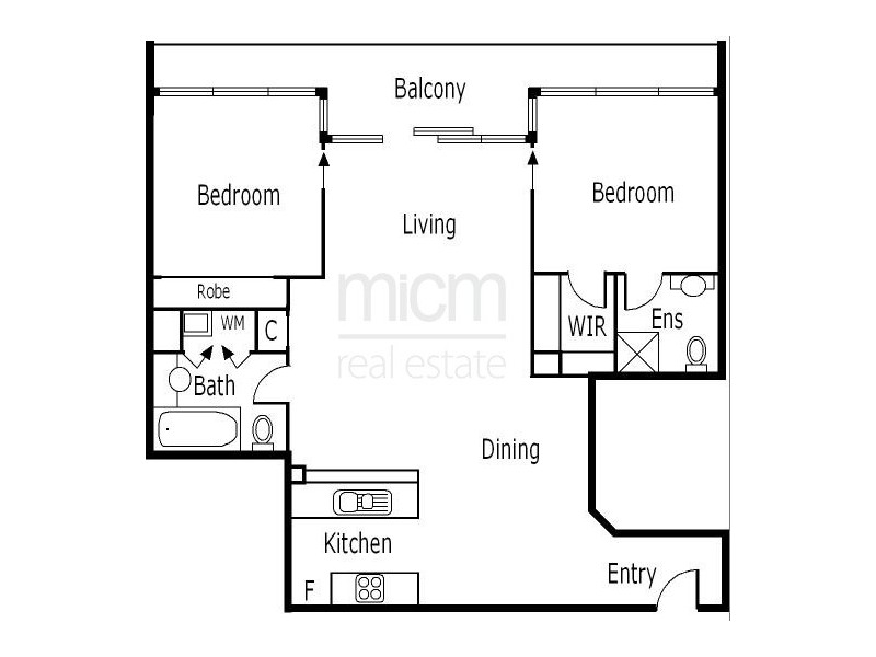 217/100 Kavanagh Street, Southbank VIC 3006 Floorplan