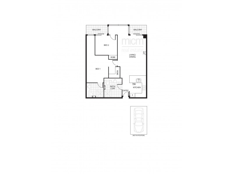 1403/218 A’Beckett Street, Melbourne VIC 3000 Floorplan