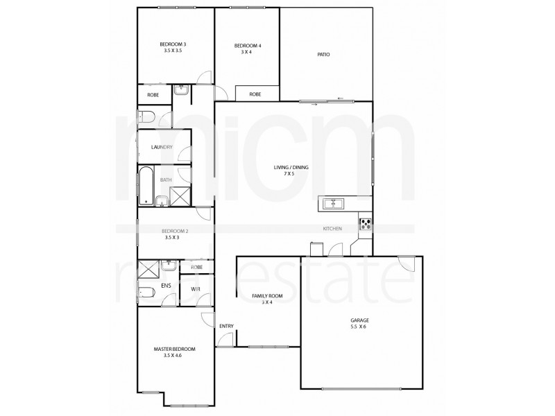 5 Hydrangea Drive, Point Cook VIC 3030 Floorplan