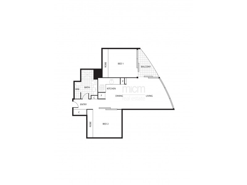 N1303/231-245 Harbour Esplanade, Docklands VIC 3008 Floorplan
