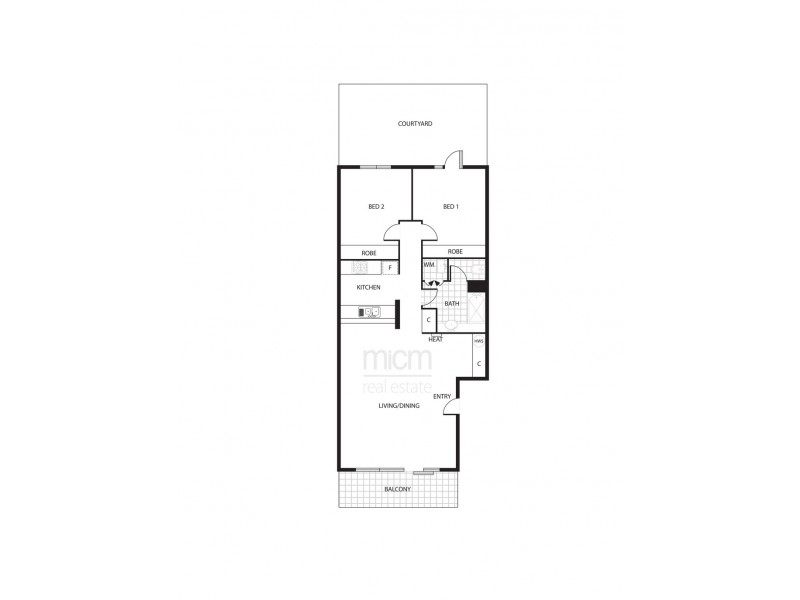 2/65 High Street, Prahran VIC 3181 Floorplan