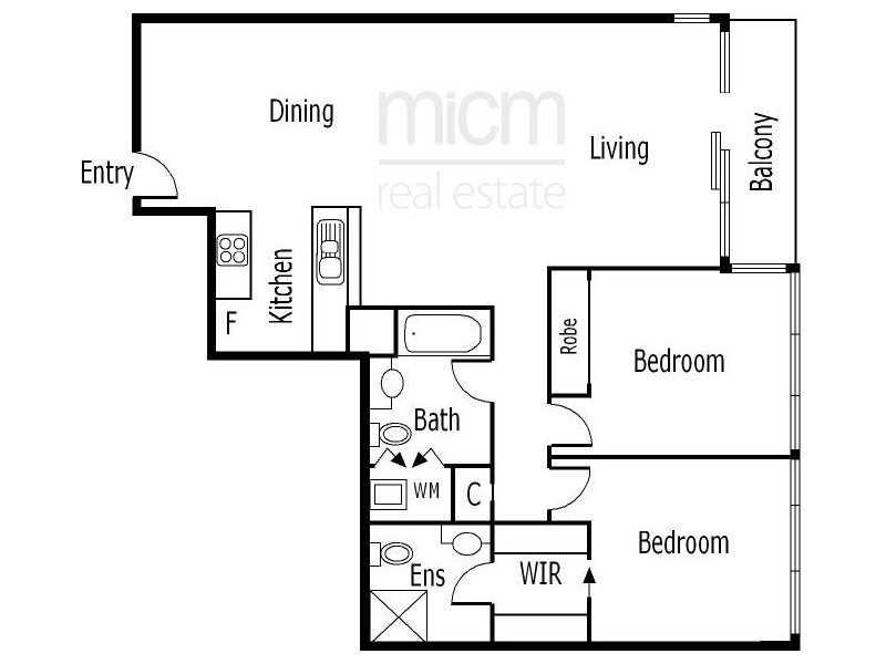 182/183 City Road, Southbank VIC 3006 Floorplan