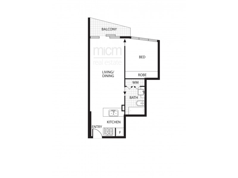 2507/180 City Road, Southbank VIC 3006 Floorplan