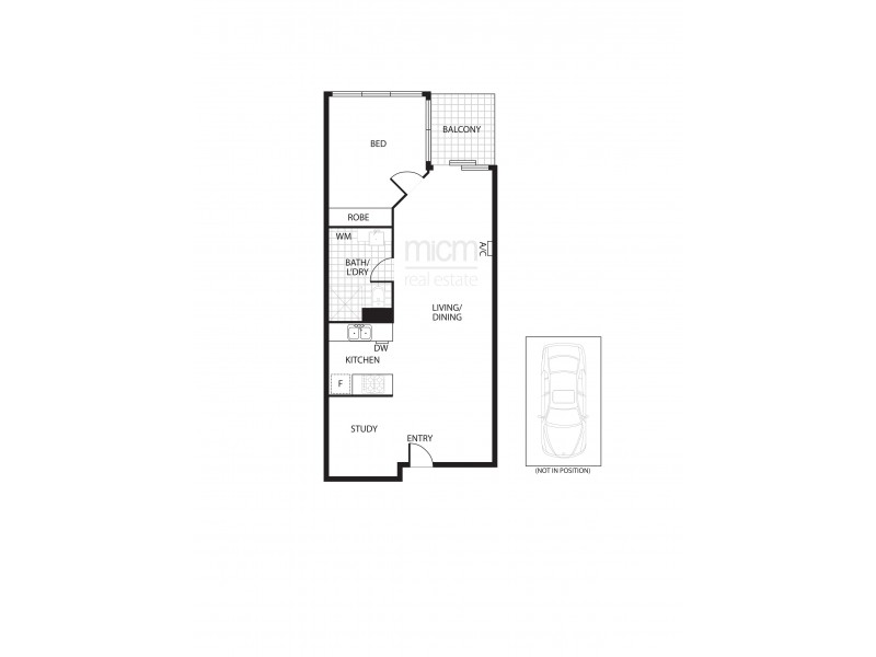 1103/58 Jeffcott Street, West Melbourne VIC 3003 Floorplan