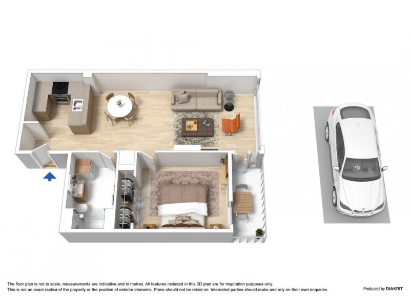2310/163 City Road, Southbank VIC 3006 Floorplan