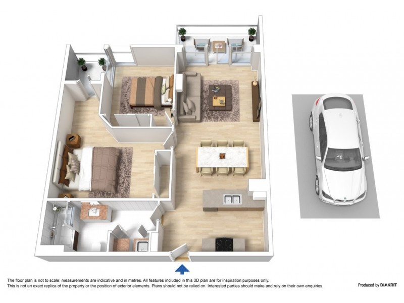 266/88 Kavanagh Street, Southbank VIC 3006 Floorplan
