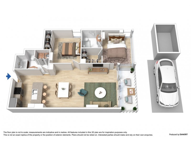 272/88 Kavanagh Street, Southbank VIC 3006 Floorplan