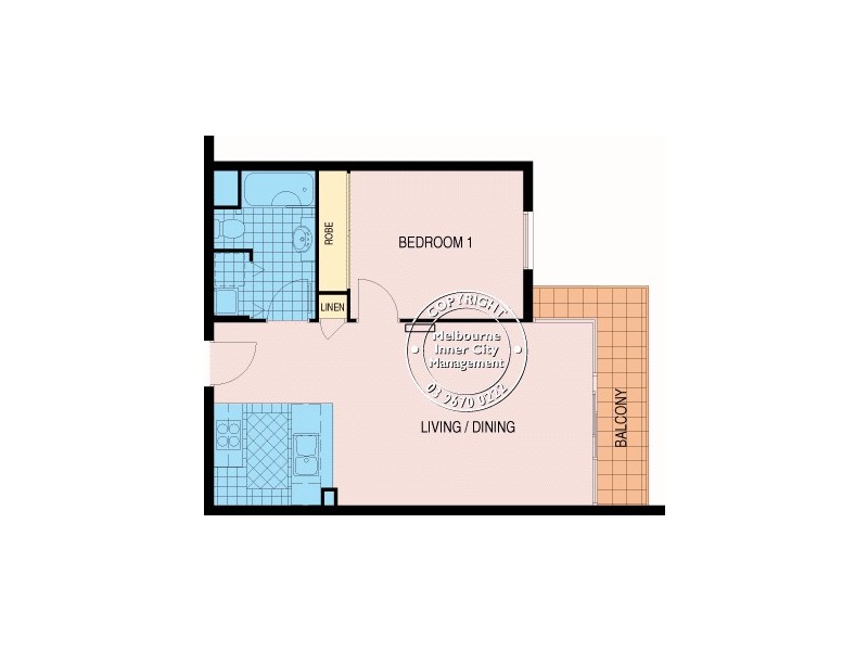 REF 23424/148 Wells Street, South Melbourne VIC 3205 Floorplan